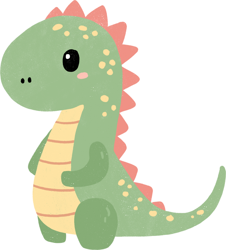 Cute dinosaur doodle